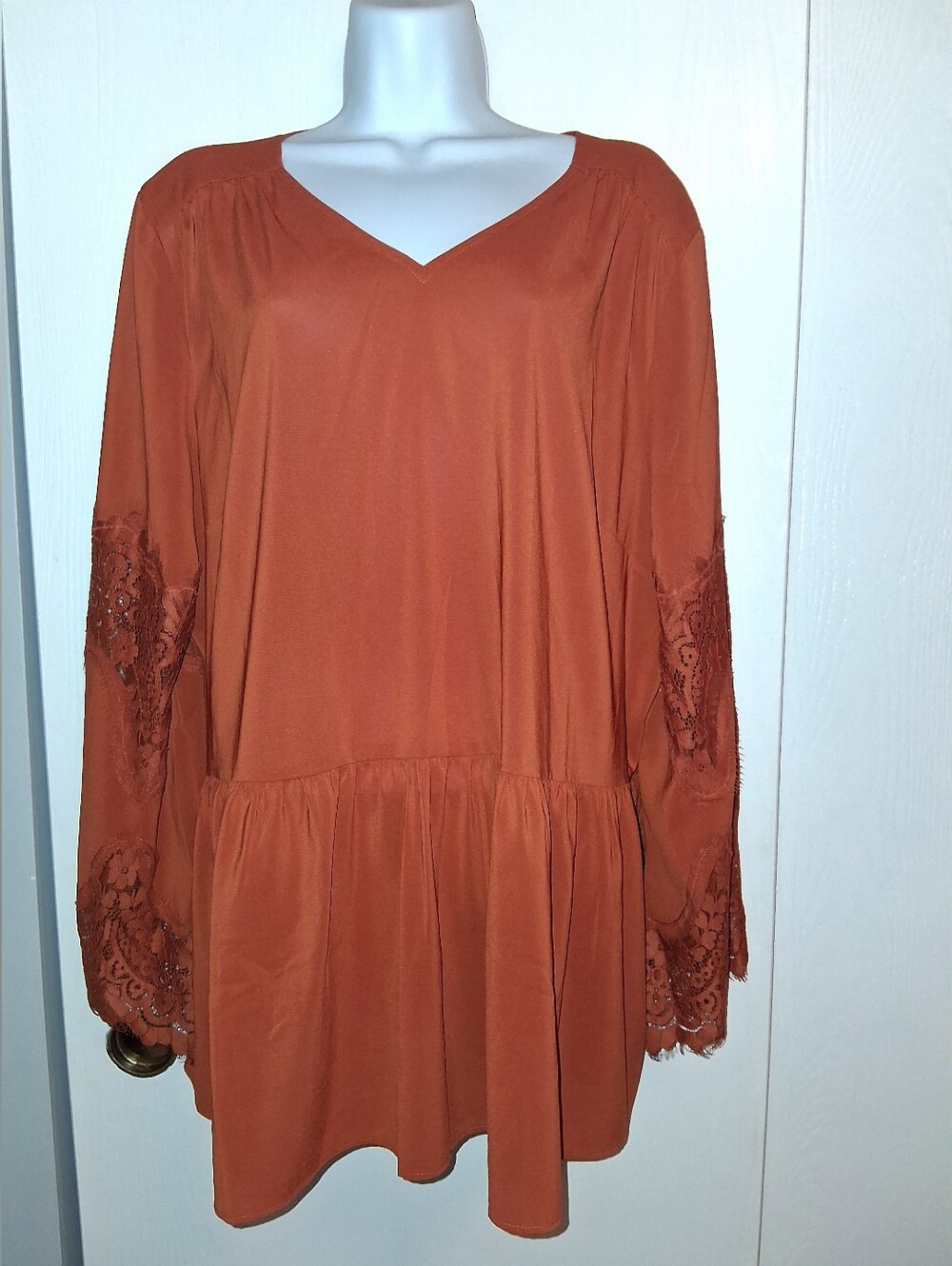 Du Jour Tunic Blouse, Sz XL